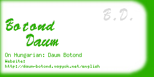 botond daum business card